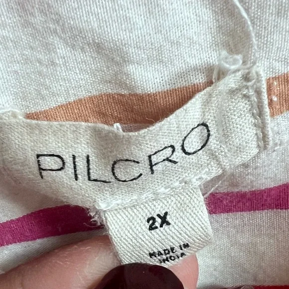 Pilcro Painter Buttondown Shirt - 2X - Picture 8 of 10